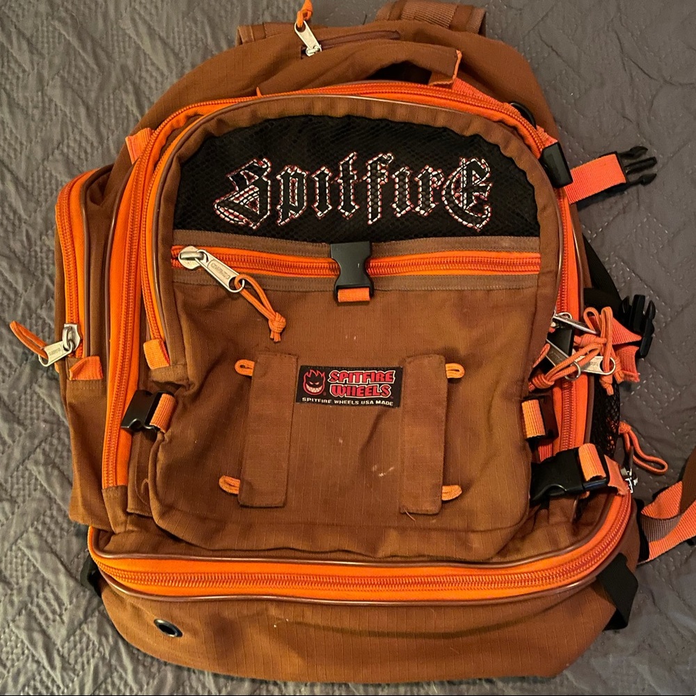 Spitfire VERY RARE 90s Grunge Skate Backpack